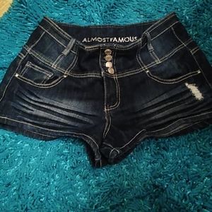 Almost famous denim shorts